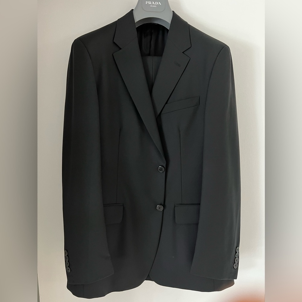 Prada Black Men’s suit. Mint condition. Never worn
